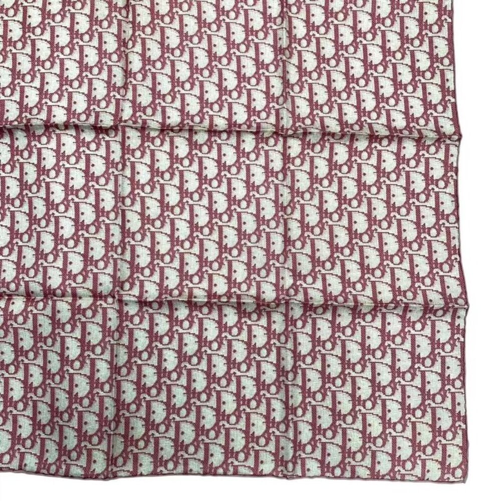 Dior Christian Trotter Scarf Silk Pink - Picture 5 of 8